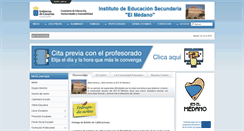 Desktop Screenshot of ieselmedano.org