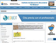 Tablet Screenshot of ieselmedano.org